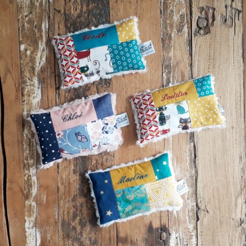 Bouillotte sèche brodée